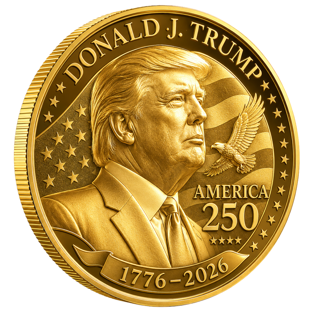 Golden America's 250 Coin — Free (Just Pay S&H)