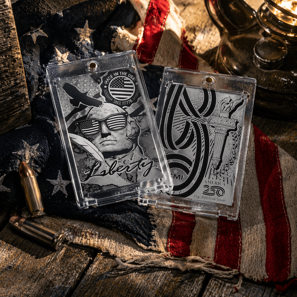 George Washington 25g .999 Silver Card