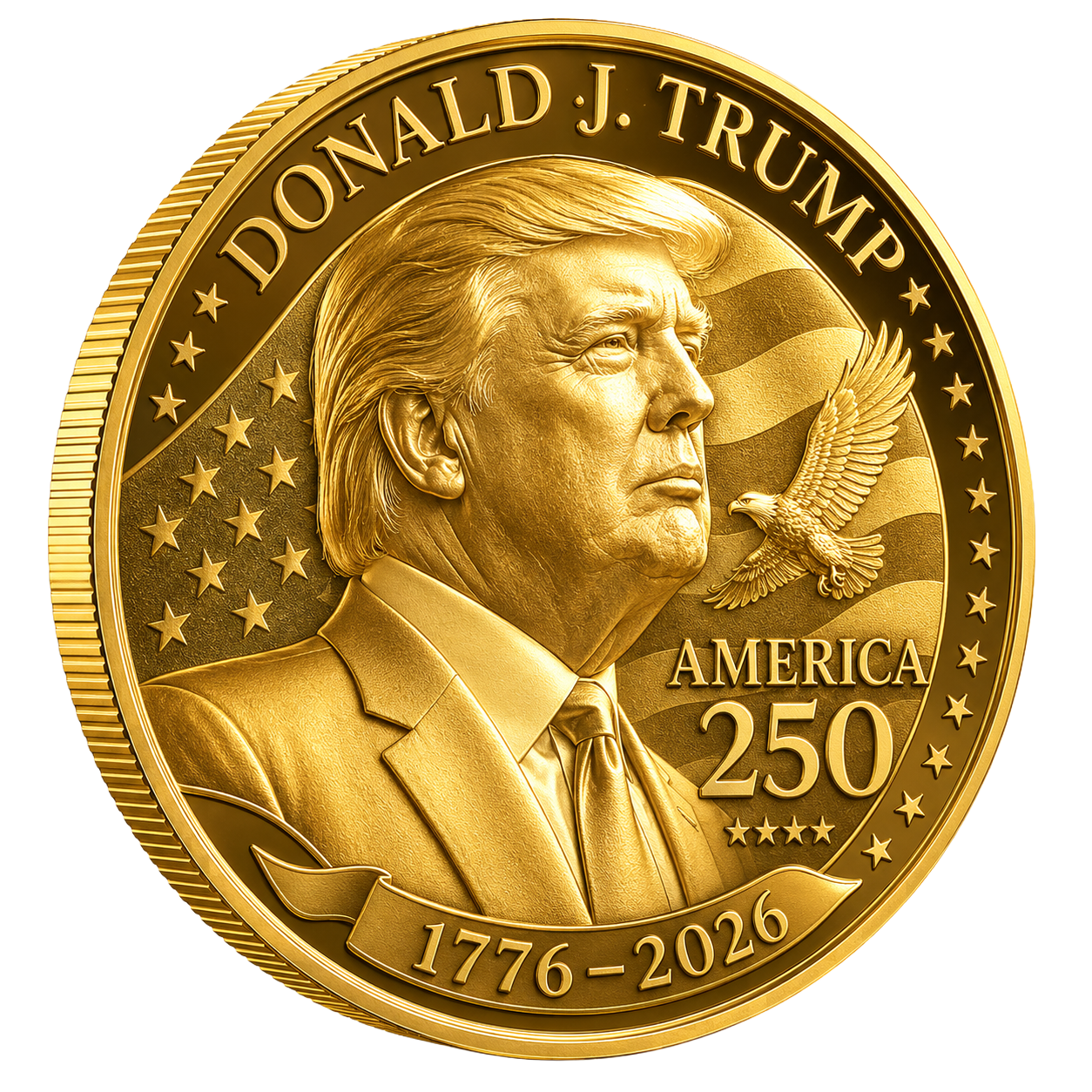 Golden America's 250 Coin — Free (Just Pay S&H)
