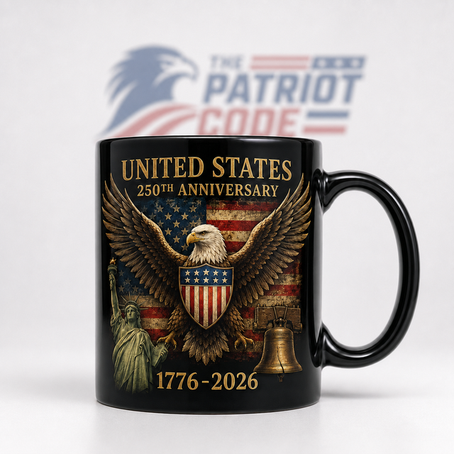 United States 250 Years Ceramic Mug — 1776–2026