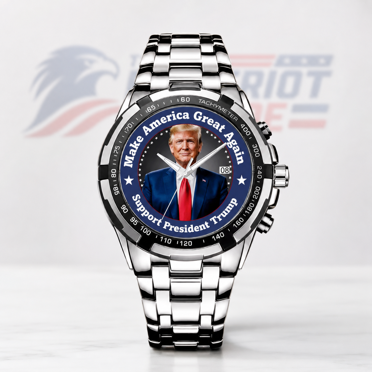 “Make America Great Again” Metal Watch — Collector’s Timepiece