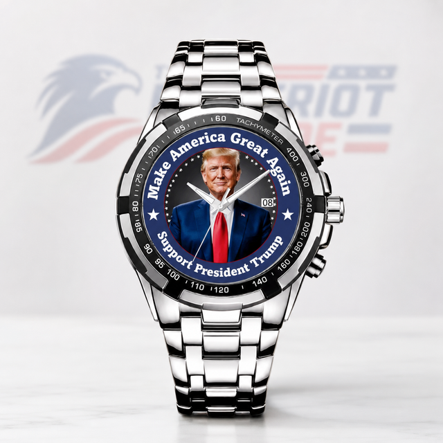 “Make America Great Again” Metal Watch — Collector’s Timepiece