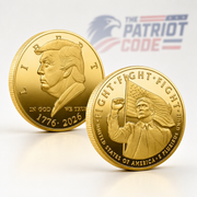 Donald Trump “Fight Fight Fight” Gold Coin — 1776–2026 Commemorative