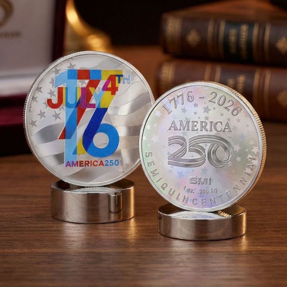 250 Years of Freedom 1oz Silver Coin