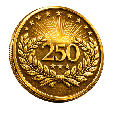 The Golden America 250 Tribute Coin