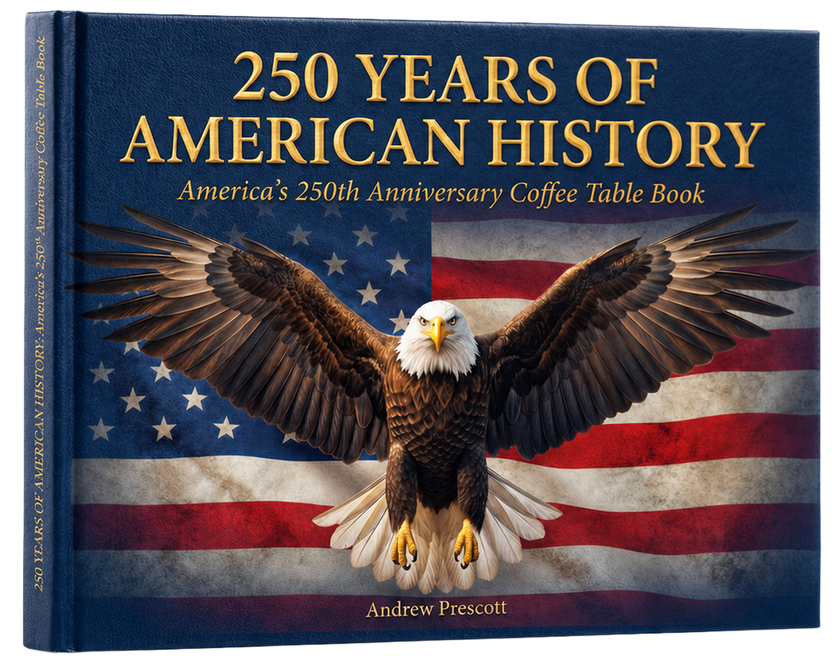 250 Years of American History — America's 250th Anniversary Coffee Table Book, hardcover